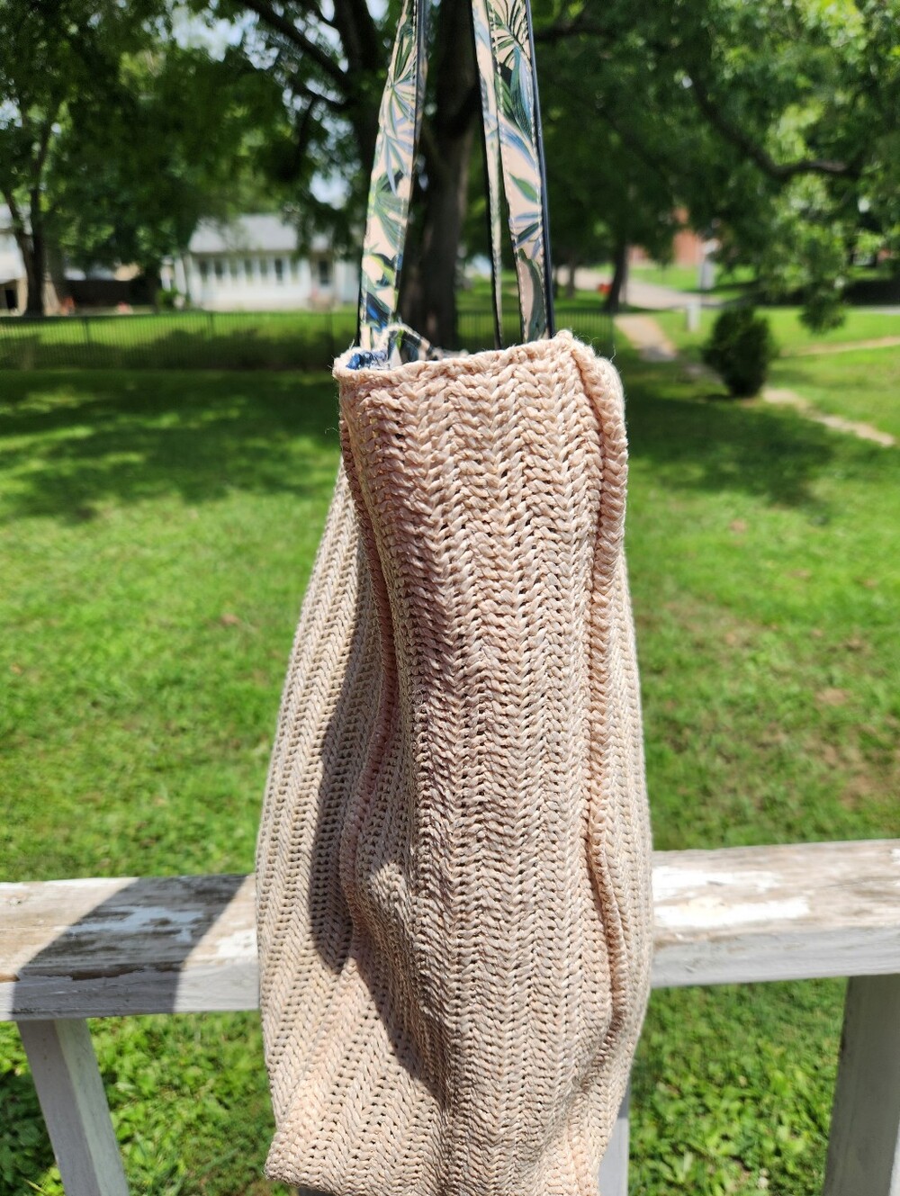 Victoria's Secret Tote Shoulder Beach Woven Straw Weekender Bag 2020 Ltd Edition - Picture 7 of 11